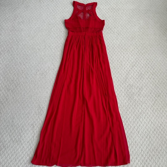 BCBGeneration Formal Goddess Maxi Dress Rouge (Red) Size 6 Formal Prom Wedding - Picture 7 of 15